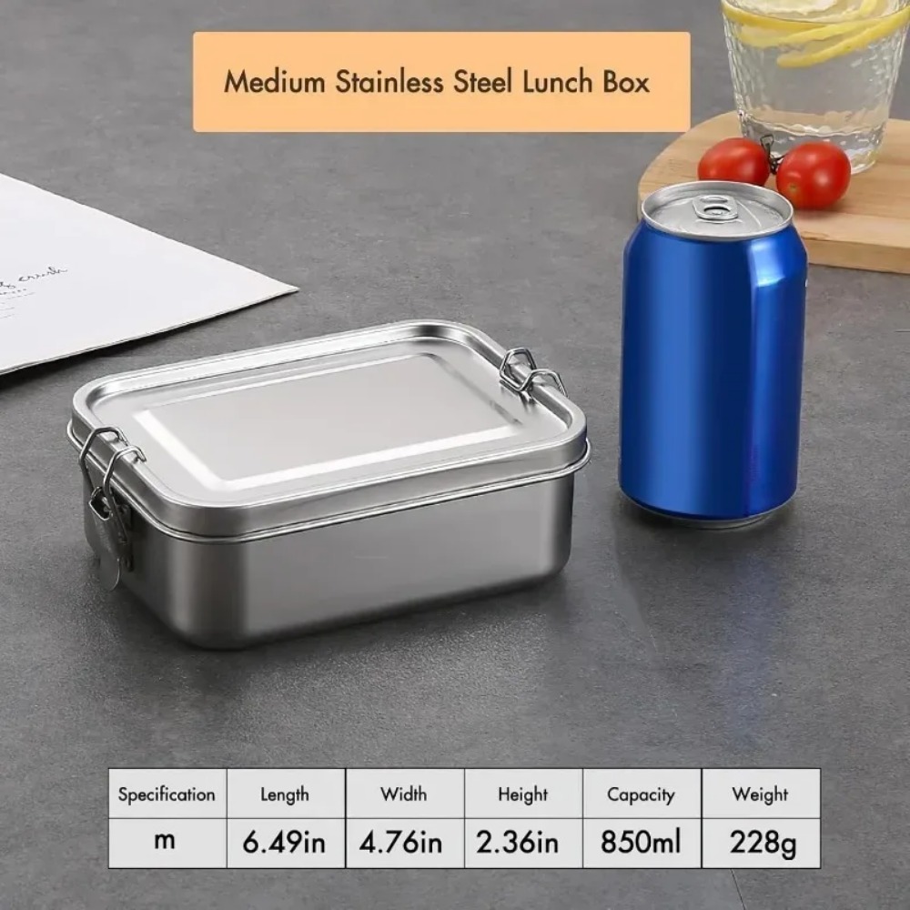 Food Storage Lock Box - صندوق غداء جديد سعة 850 مل