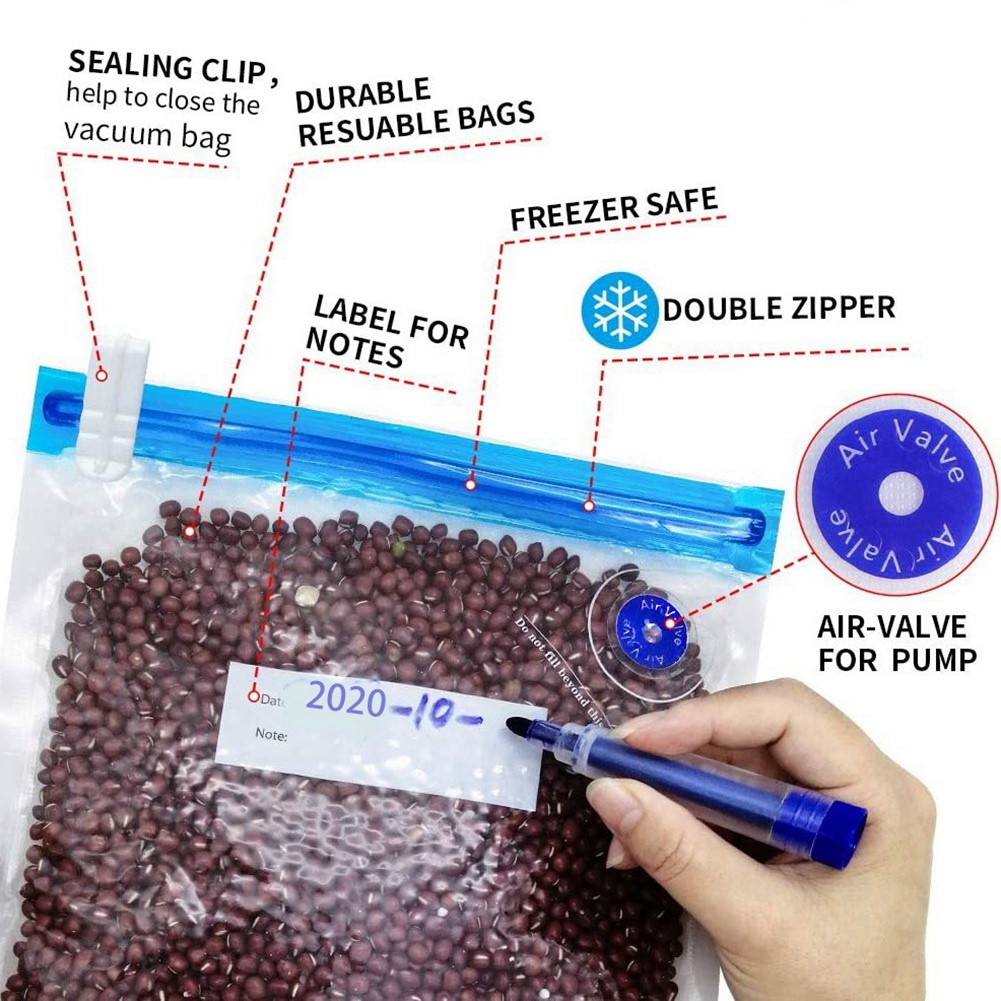 Food Storage Vacuum Pump - أكياس سوس فيد من HIWS، 20