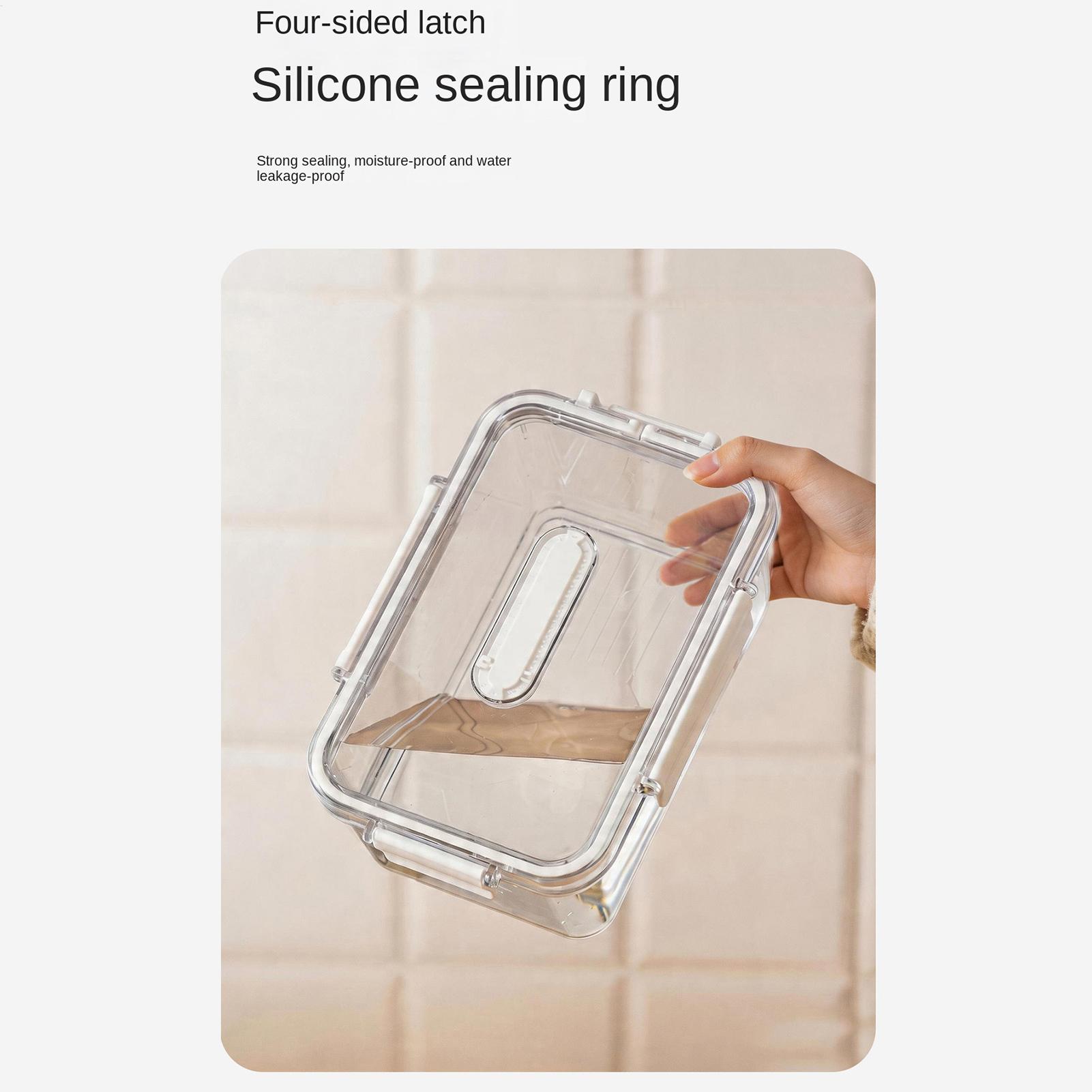 Food Storage Large Plastic Containers - حاويات تنظيم الطعام للثلاجة مع أغطية