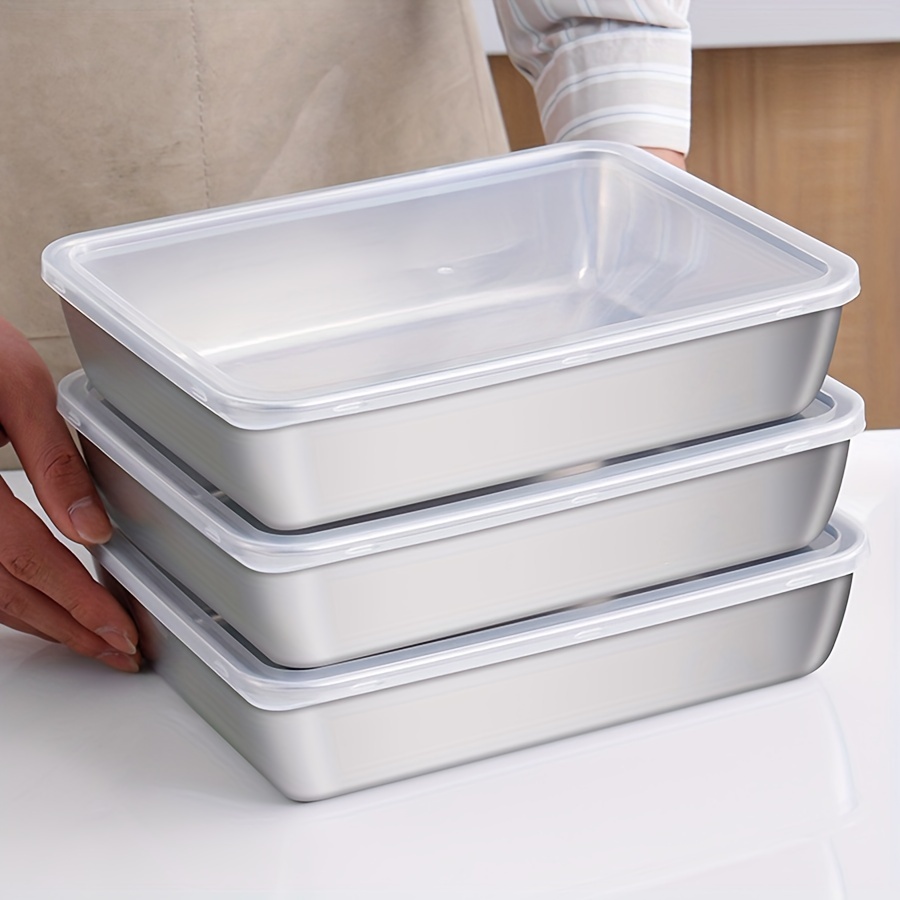 Food Storage No Plastic - 1-3 قطع من حاويات تخزين الطعام