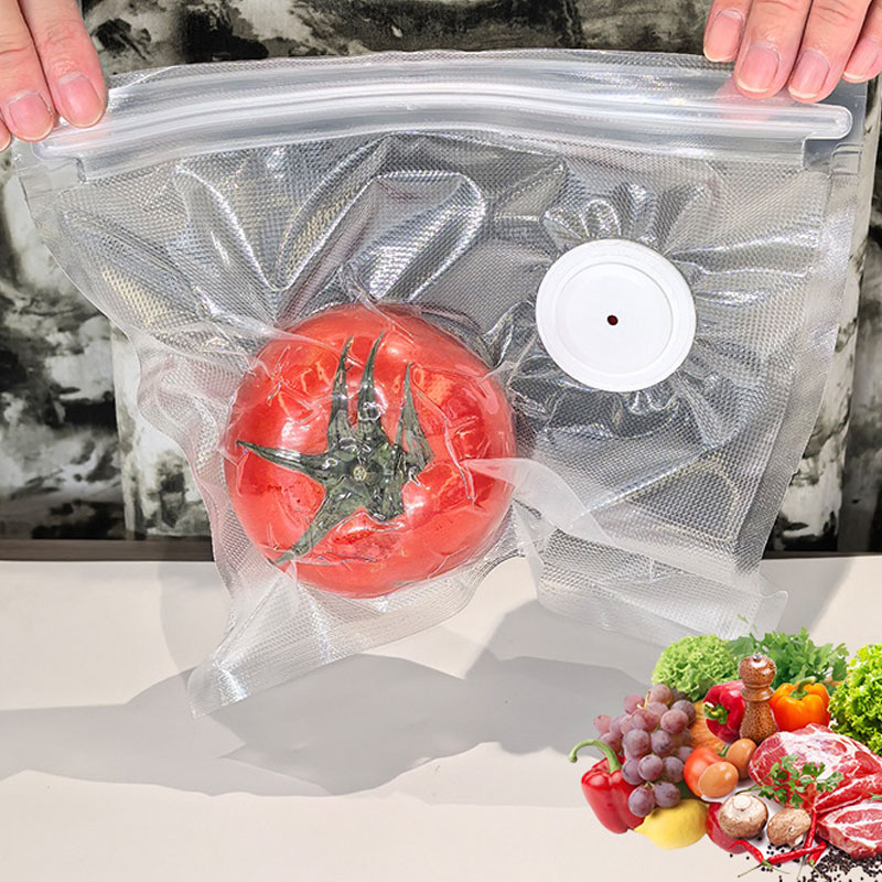 Food Storage Vacuum Pump - نسخة محسنة من مجموعة أكياس تخزين