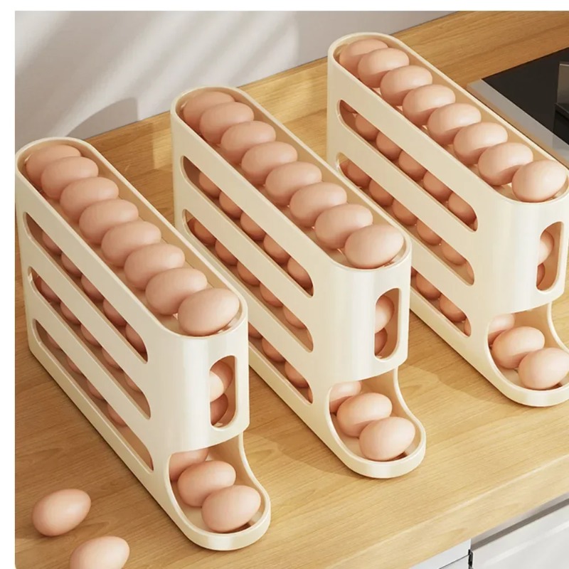 Egg Storage Holder - حامل بيض أوتوماتيكي بـ 4 طبقات