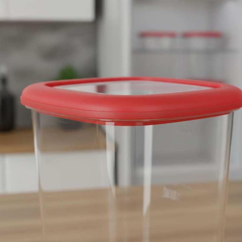 Food Storage Plastic Container - مجموعة من 6 حاويات تخزين طعام