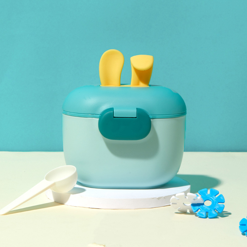 Food Storage Lock Box - موزع تركيبة أذن أرنب سيليكون جديد،