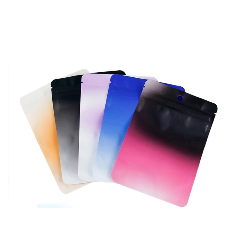 Food Storage Bags Zip Lock Pouch - 1000 قطعة/الوحدة 10.5x15 سنتيمتر اللون التدرج