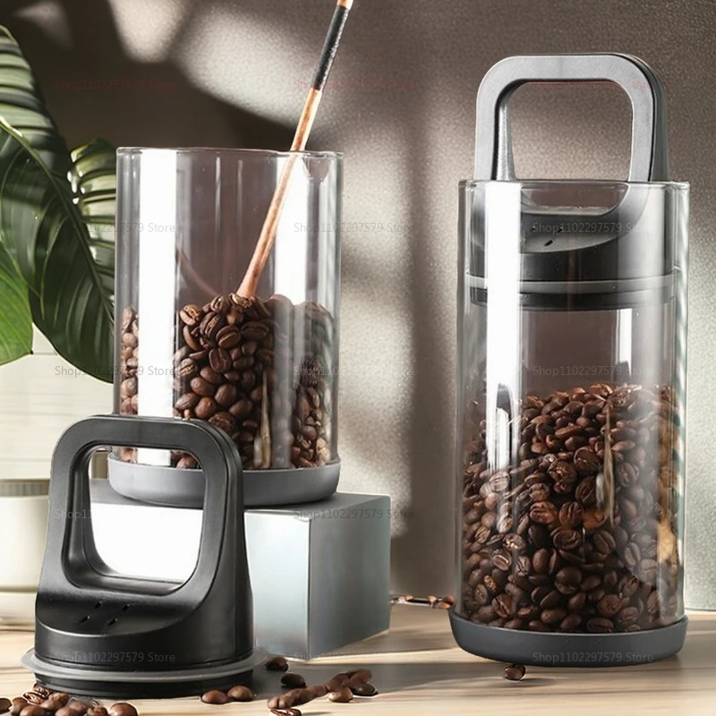 Food Storage Glass Container Set - حبوب البن فراغ مختومة خزان الزجاج