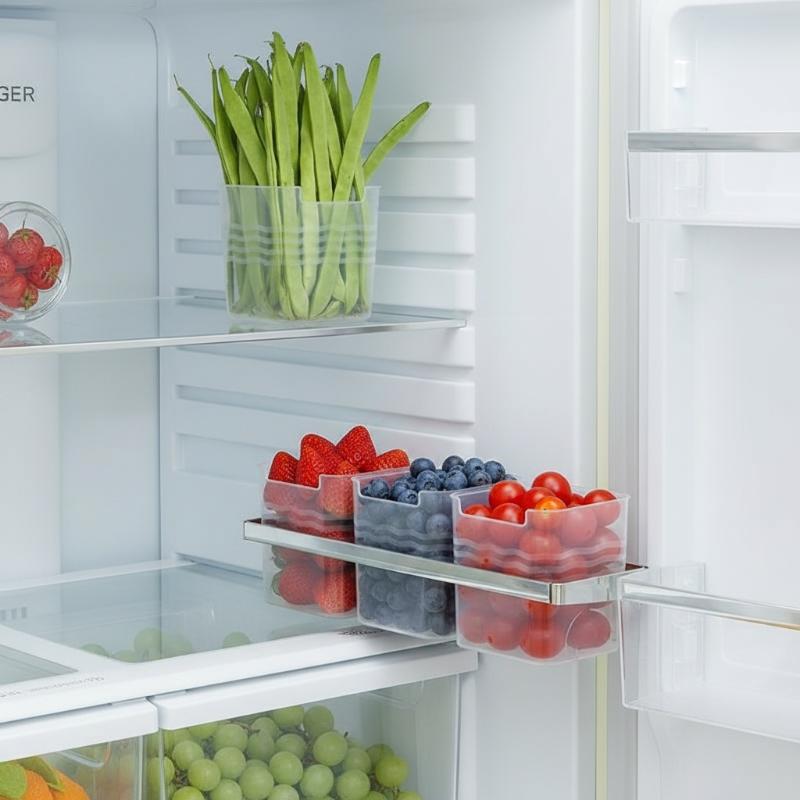 Food Storage Plastic Container - 4 قطع من صناديق تخزين الطعام