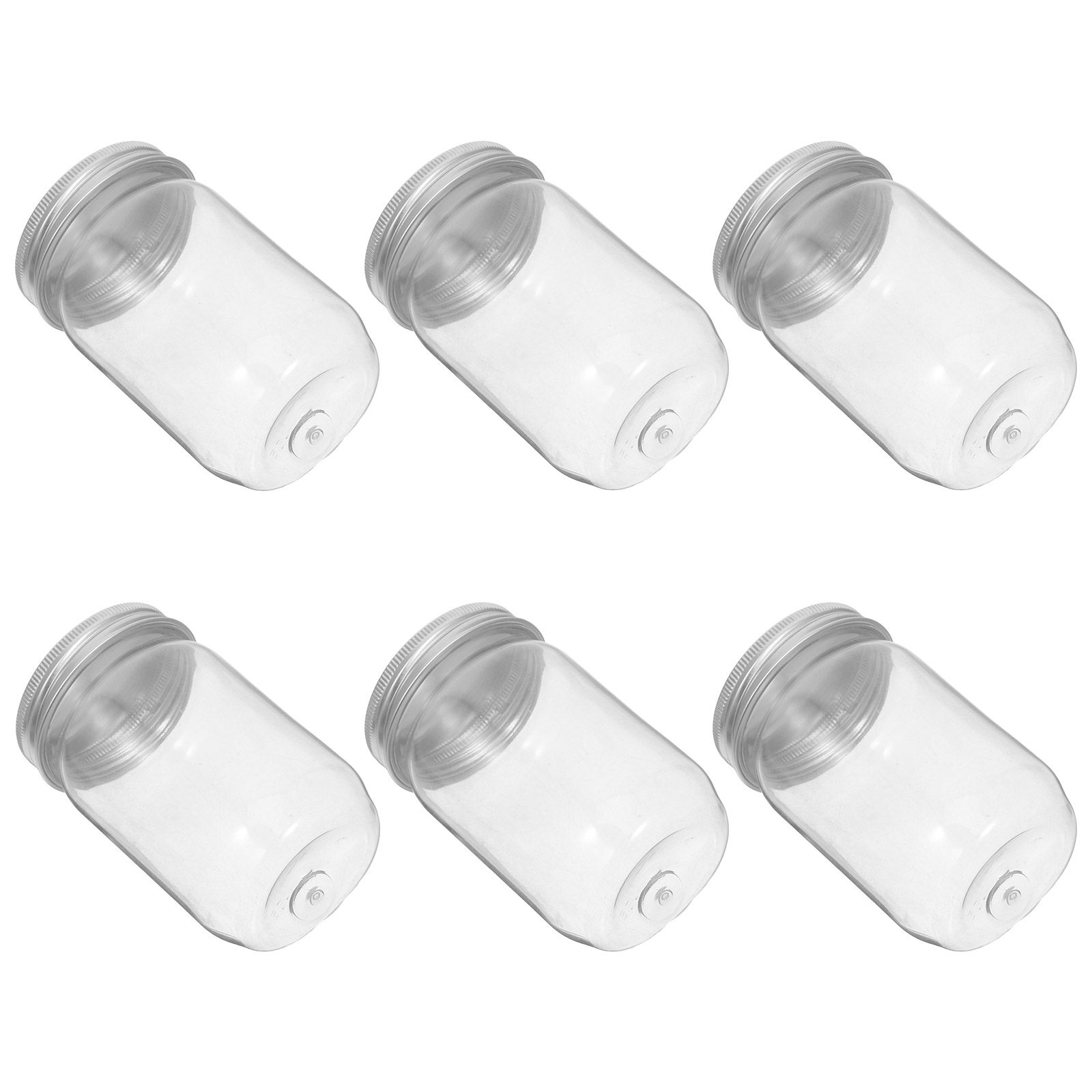 Food Storage Plastic Container - 6 قطع من أوعية ميسون البلاستيكية