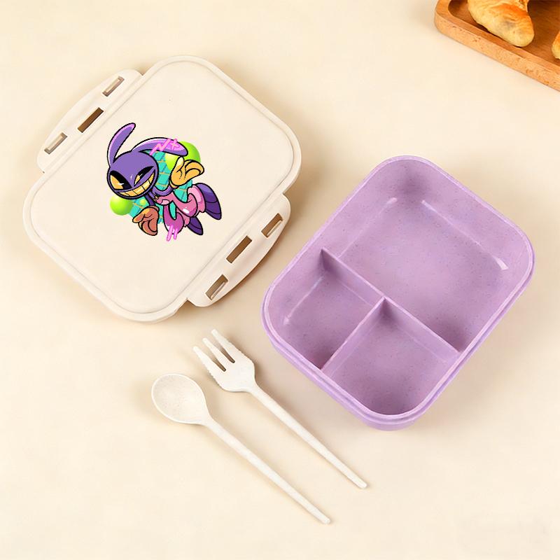 Food Storage No Plastic - صندوق غداء أنمي رائع بتصميم السيرك