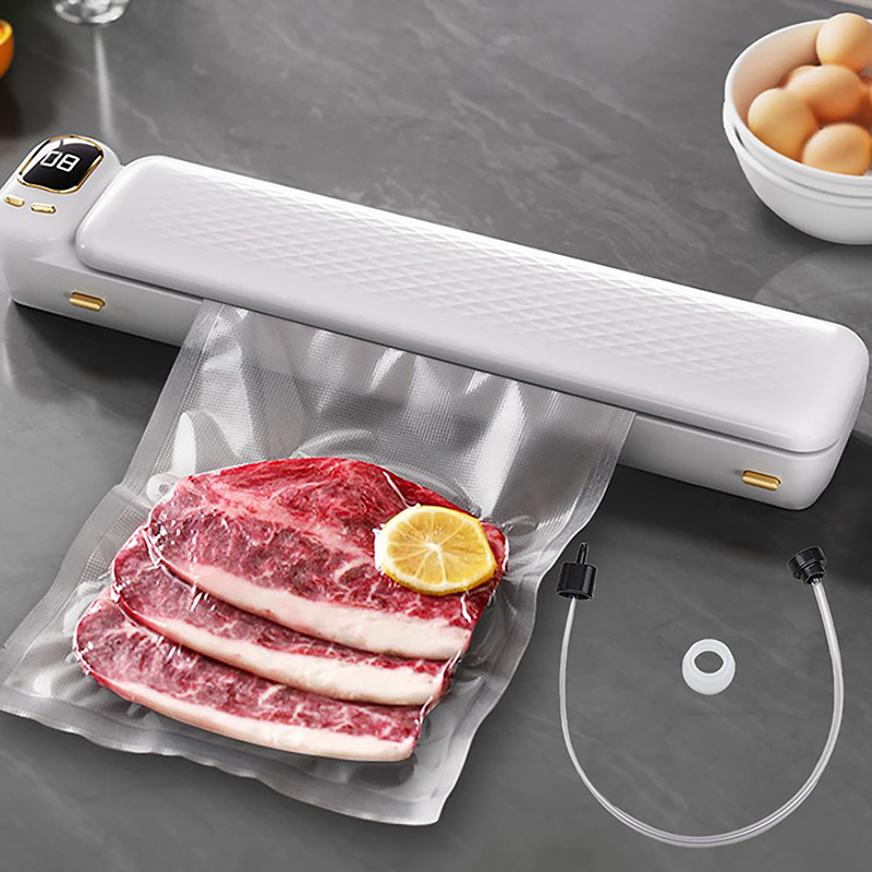 Food Storage Vacuum Pump - آلة تغليف بالتفريغ الهوائي مع خرطوم،