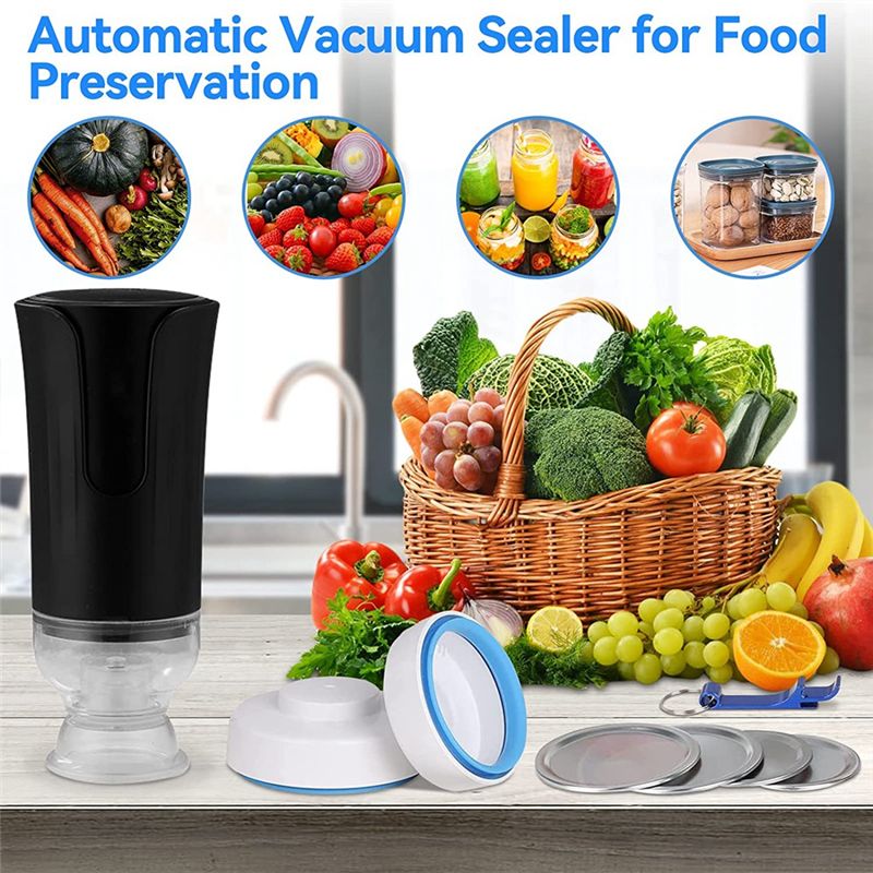 Food Storage Vacuum Pump - A04V الكهربائية المحمولة فراغ السدادة وأكياس