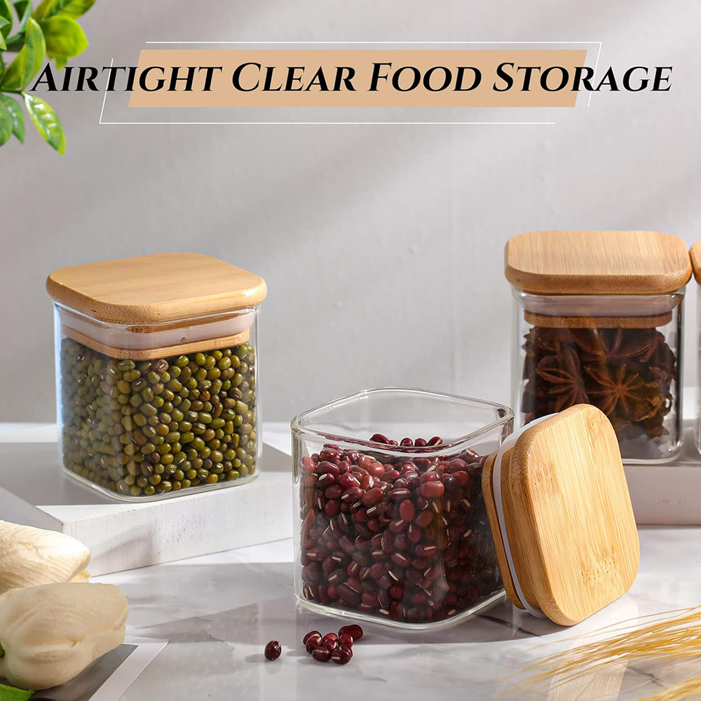 مجموعة برطمانات زجاجية مكونة م - مراجعة Food Storage Glass Container Set وسعره