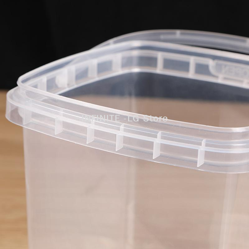 10 قطع من الدلاء البلاستيكية س - مراجعة Food Storage Plastic Container وسعره