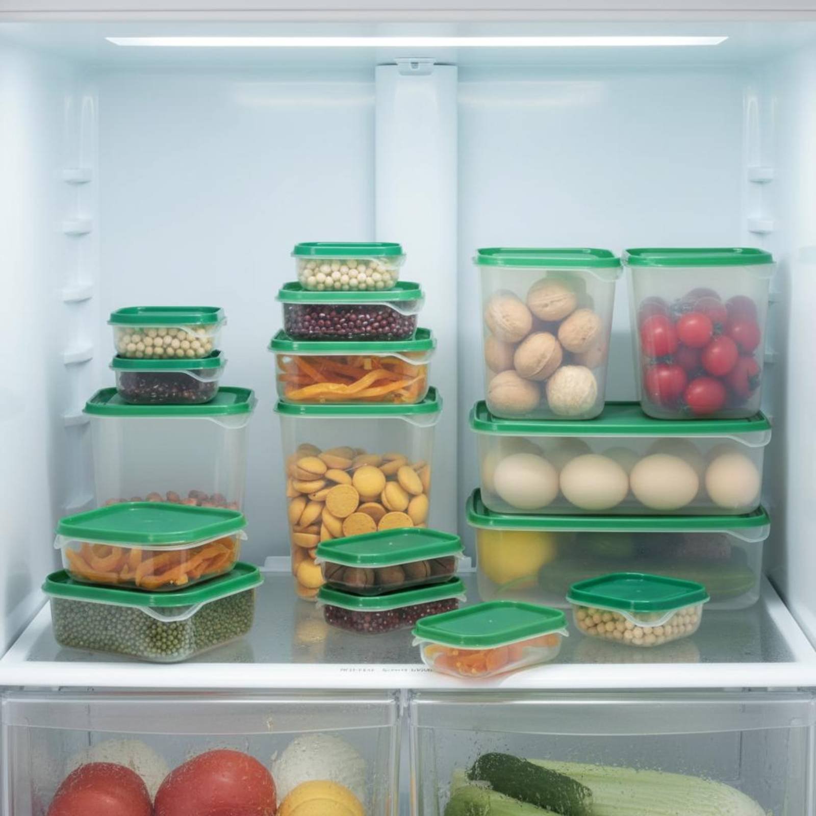 مجموعة من 17 قطعة لتخزين الطعا - مراجعة Food Storage Plastic Container وسعره