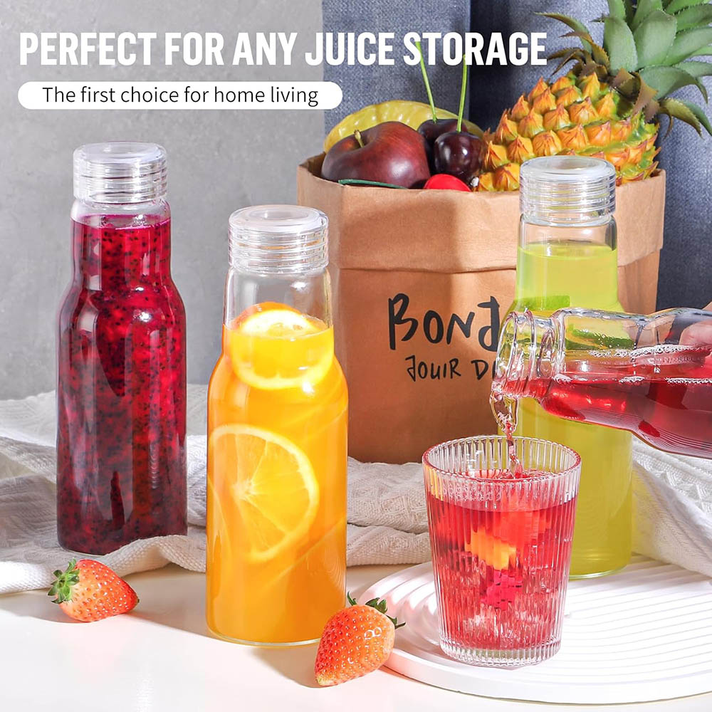 زجاجات زجاجية سعة 17 أونصة مع  - مراجعة Food Storage 30 Years وسعره