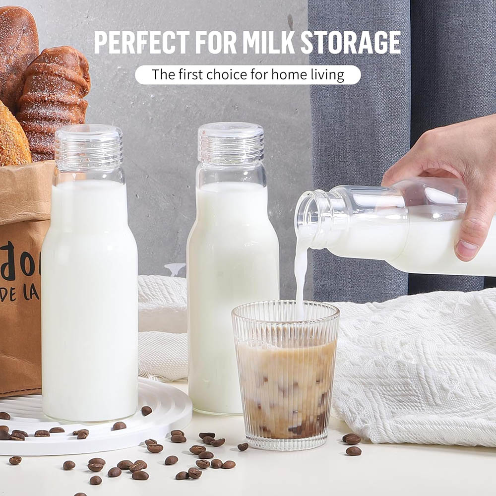 زجاجات زجاجية سعة 17 أونصة مع  - مراجعة Food Storage 30 Years وسعره