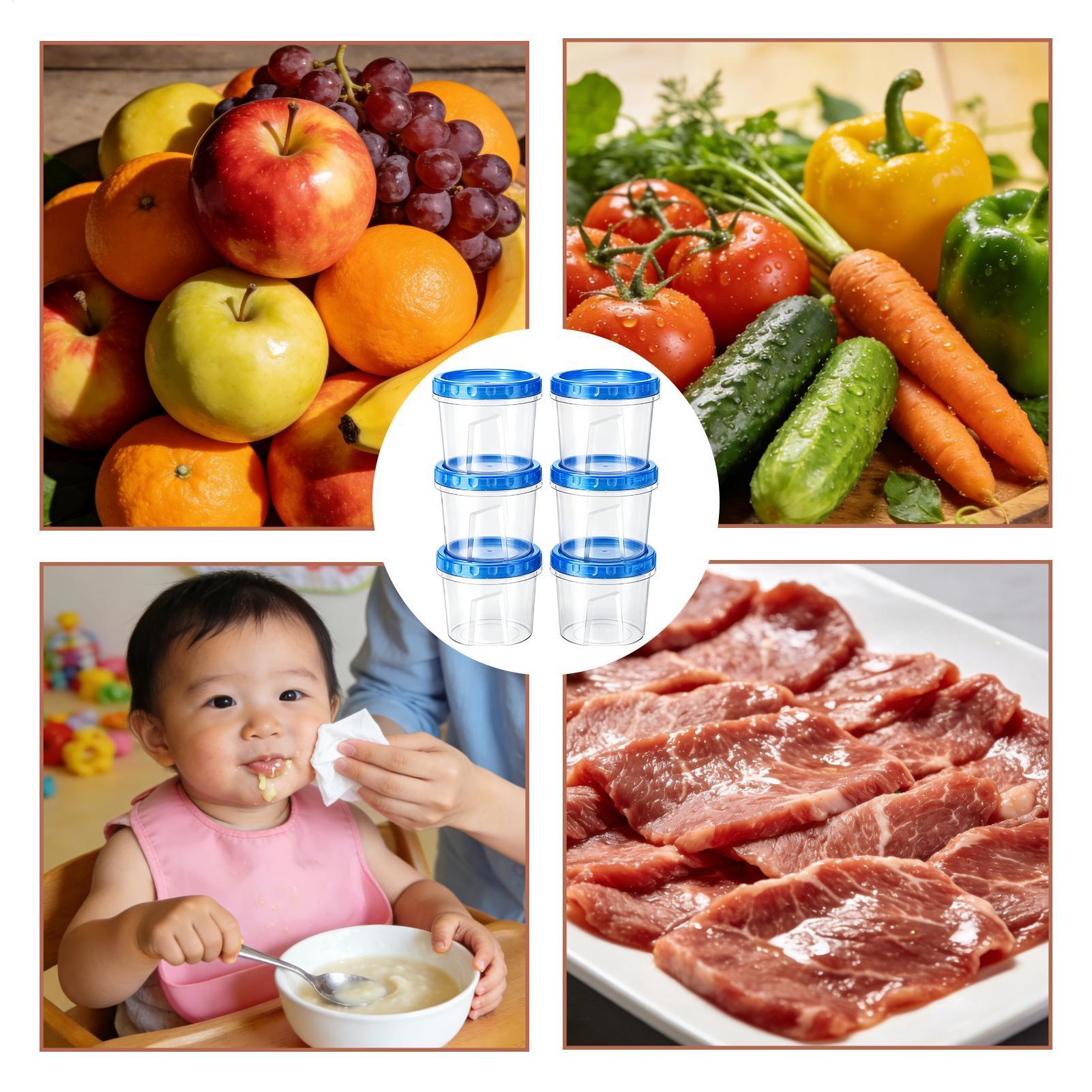 حاويات تجميد لتخزين الطعام، 6  - مراجعة Food Storage Plastic Container وسعره