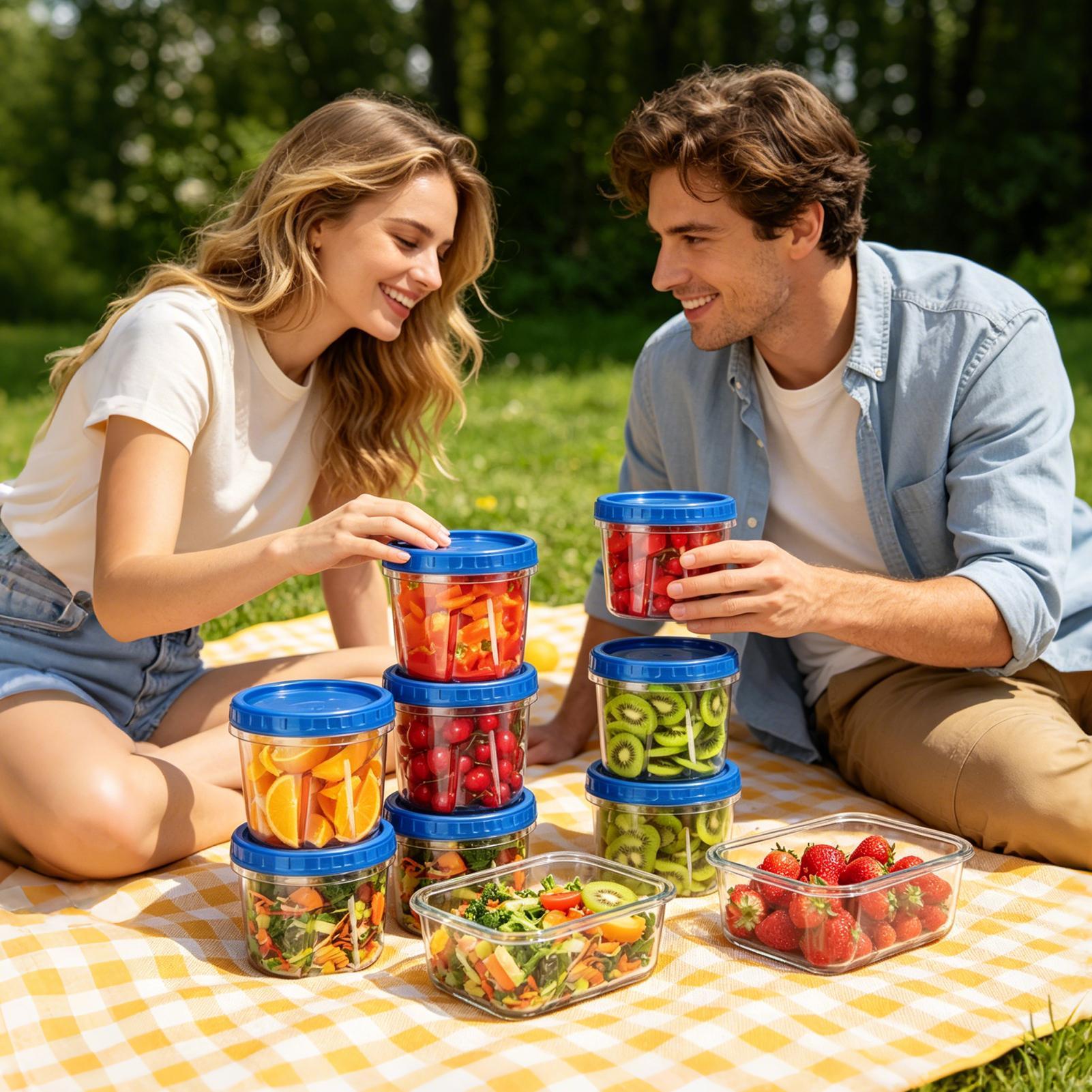 حاويات تجميد لتخزين الطعام، 6  - مراجعة Food Storage Plastic Container وسعره