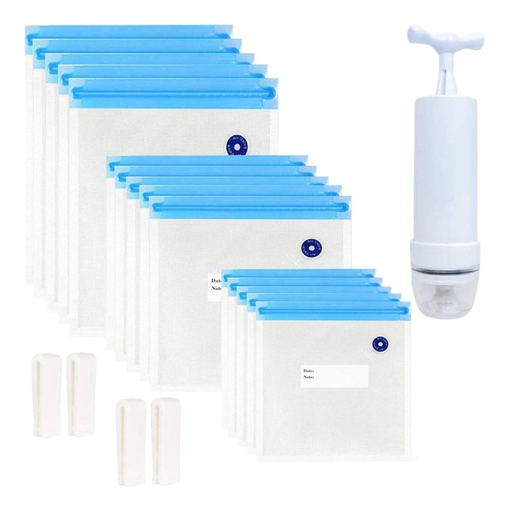 أكياس سوس فيد من HIWS، 20 قطعة - مراجعة Food Storage Vacuum Pump وسعره