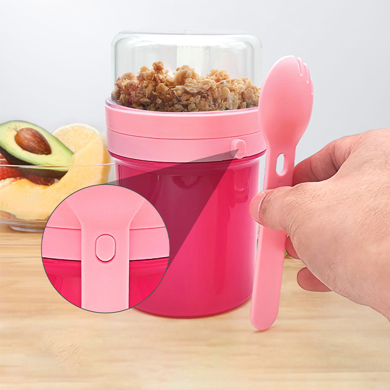 كوب محمول مزدوج الطبقات للشوفا - مراجعة Food Storage Plastic Container وسعره