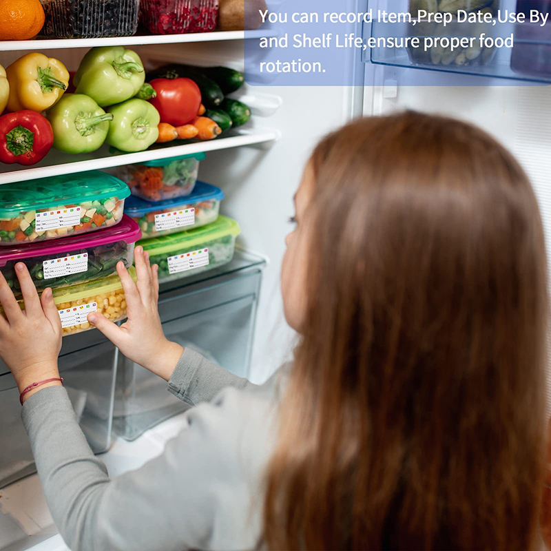 300 قطعة/لفة ملصقات تواريخ الط - مراجعة Food Storage Expiration Dates وسعره
