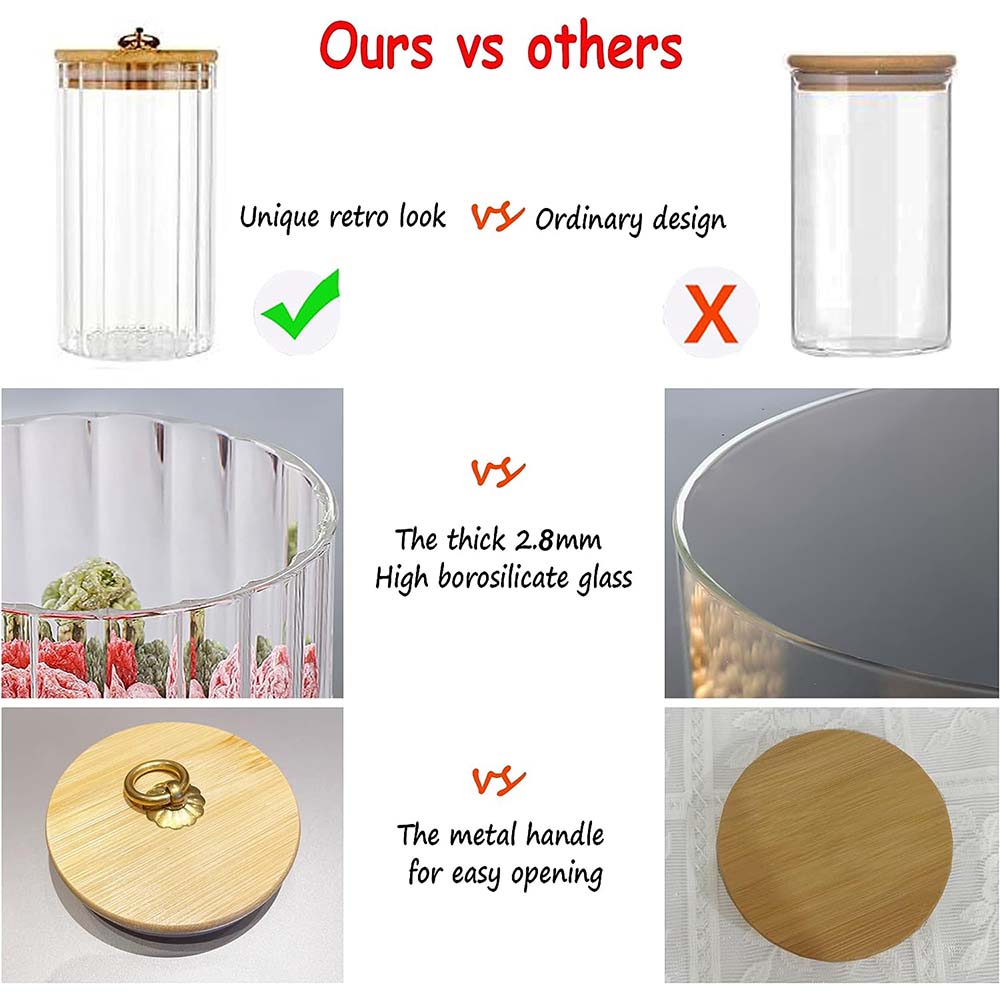 مجموعة من 3 أوعية تخزين زجاجية - مراجعة Food Storage Glass Container Set وسعره