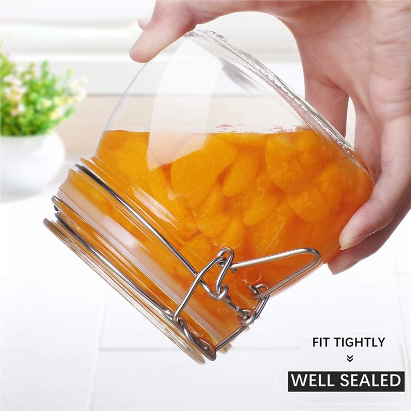 A96K-الزجاج الجرار 17 أوقية صغ - مراجعة Food Storage Glass Container Set وسعره