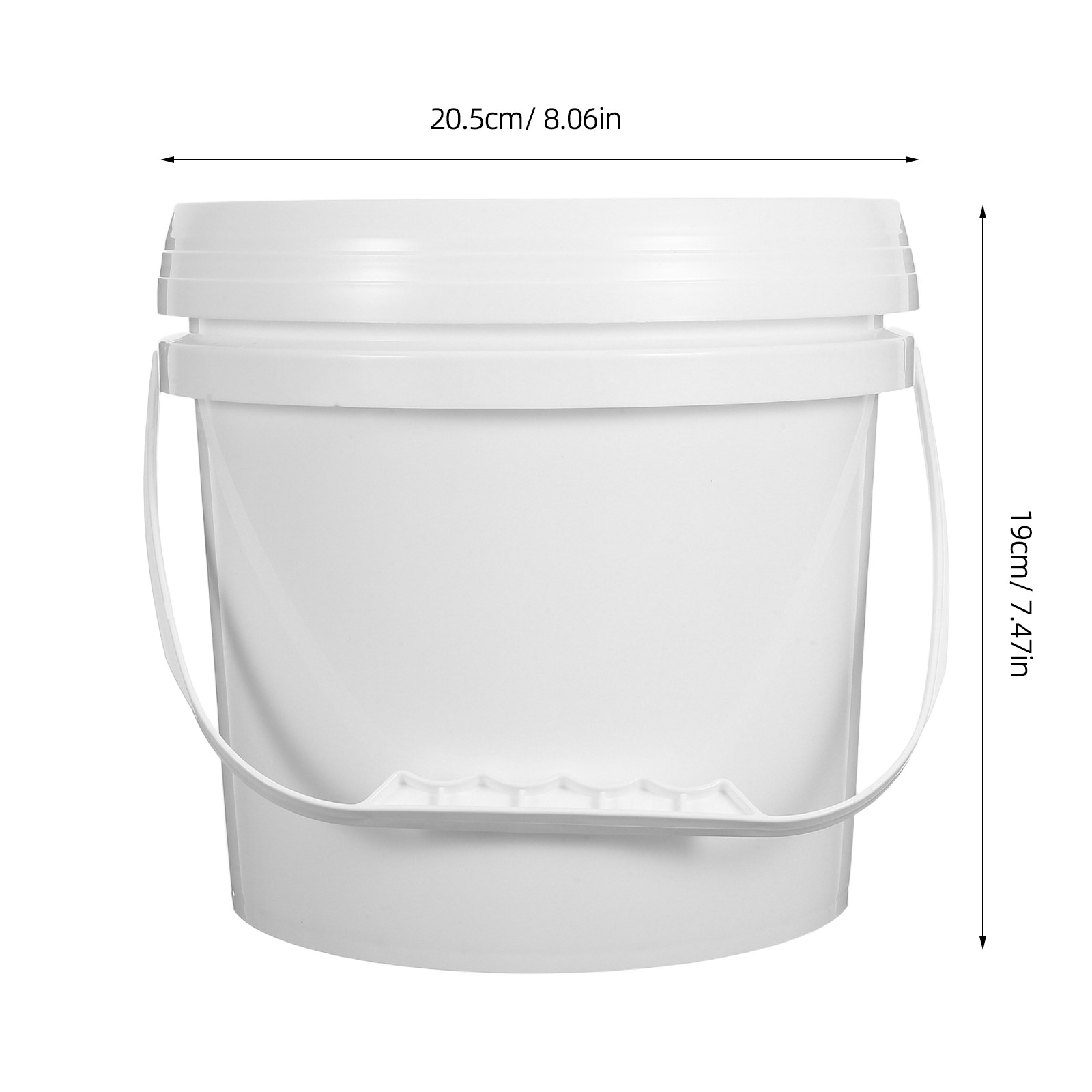 دلو تخزين كبير أبيض اللون، مصن - مراجعة Food Storage For Pantry وسعره