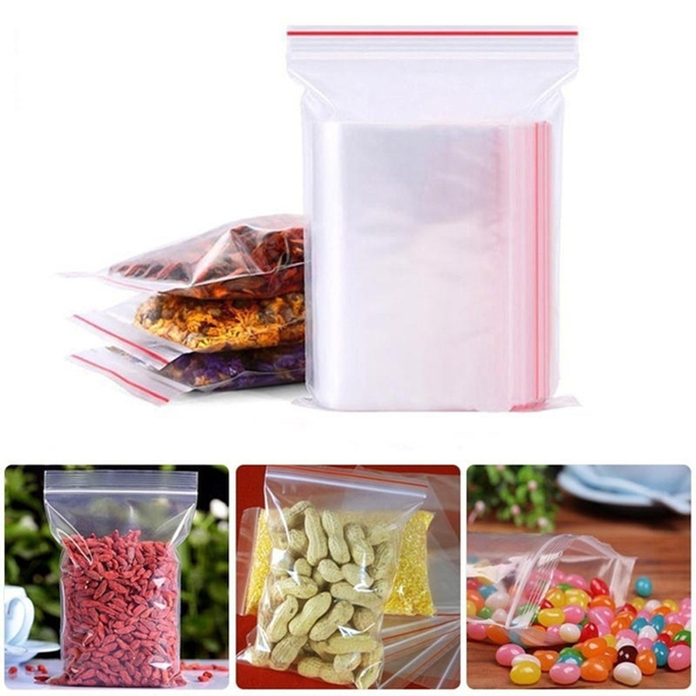 100-1000 قطعة أكياس بلاستيكية  - مراجعة Food Storage Lock Box وسعره