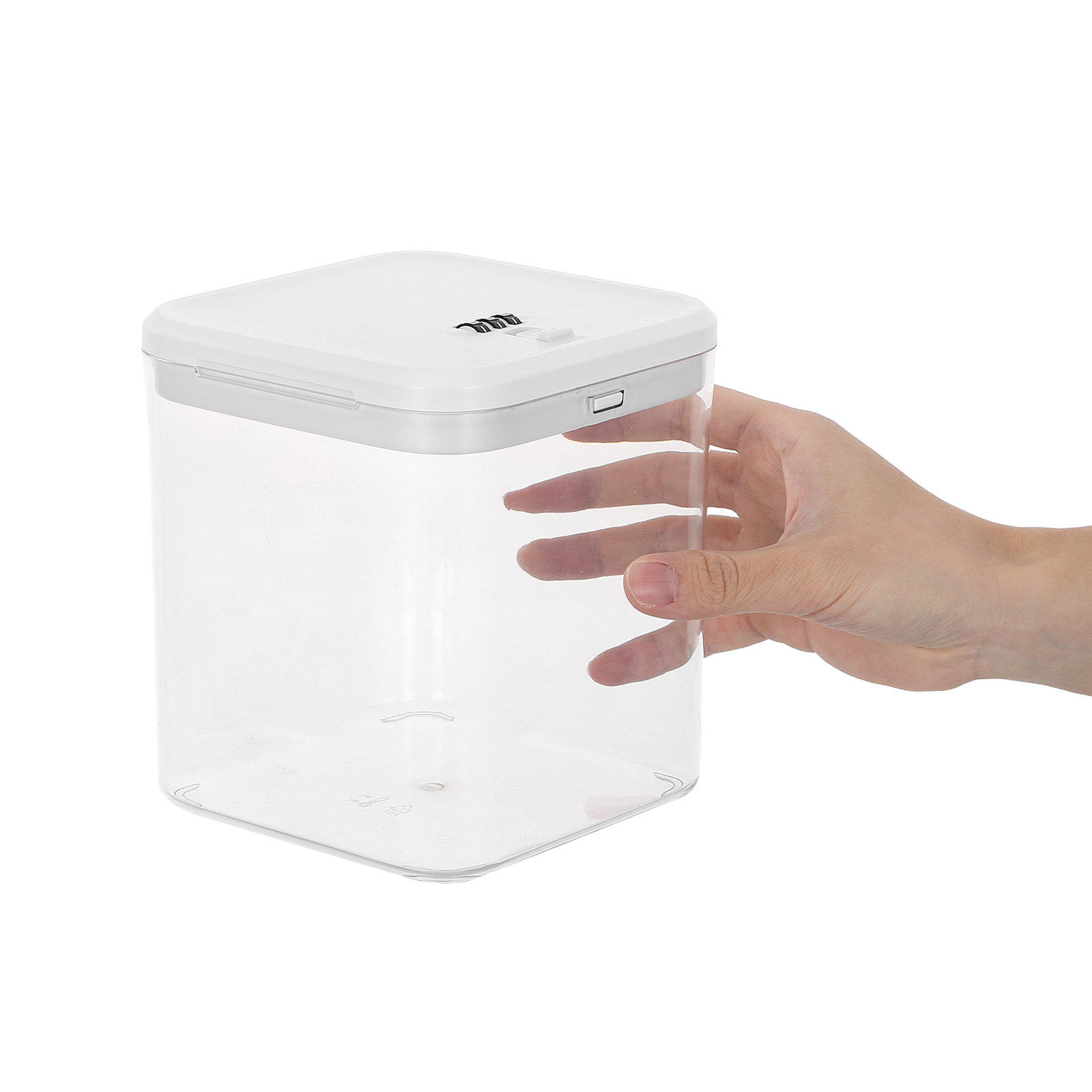صندوق قفل شفاف قابل للتكديس لت - مراجعة Food Storage Lock Box وسعره