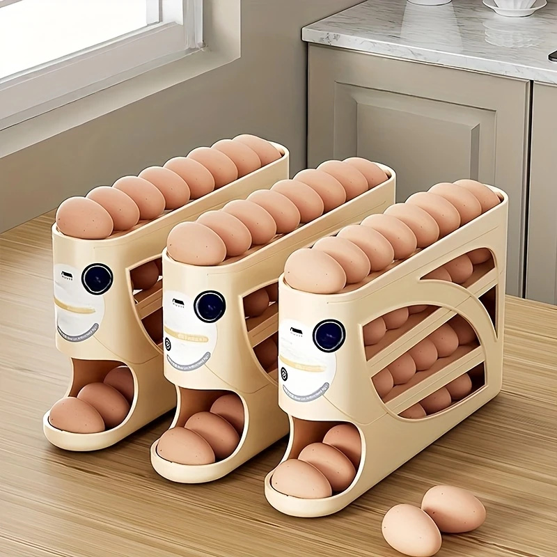 حاوية تخزين البيض ثلاثية الطبق - مراجعة Food Storage Large Plastic Containers وسعره