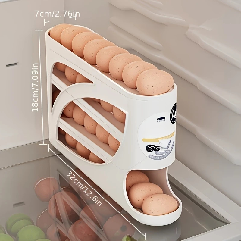 حاوية تخزين البيض ثلاثية الطبق - مراجعة Food Storage Large Plastic Containers وسعره