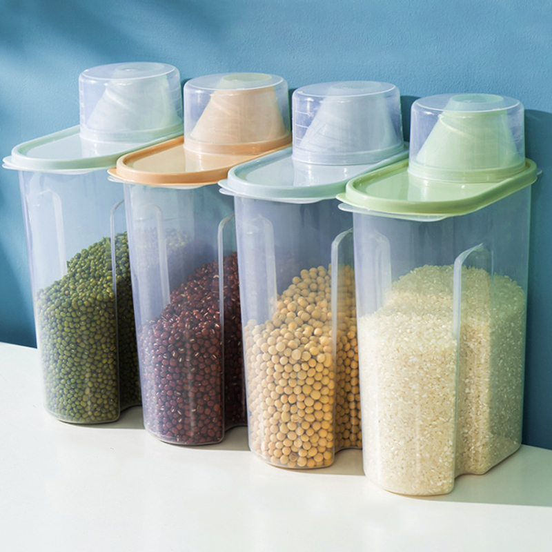 خزان كبير لتخزين الحبوب في الم - مراجعة Food Storage Large Plastic Containers وسعره