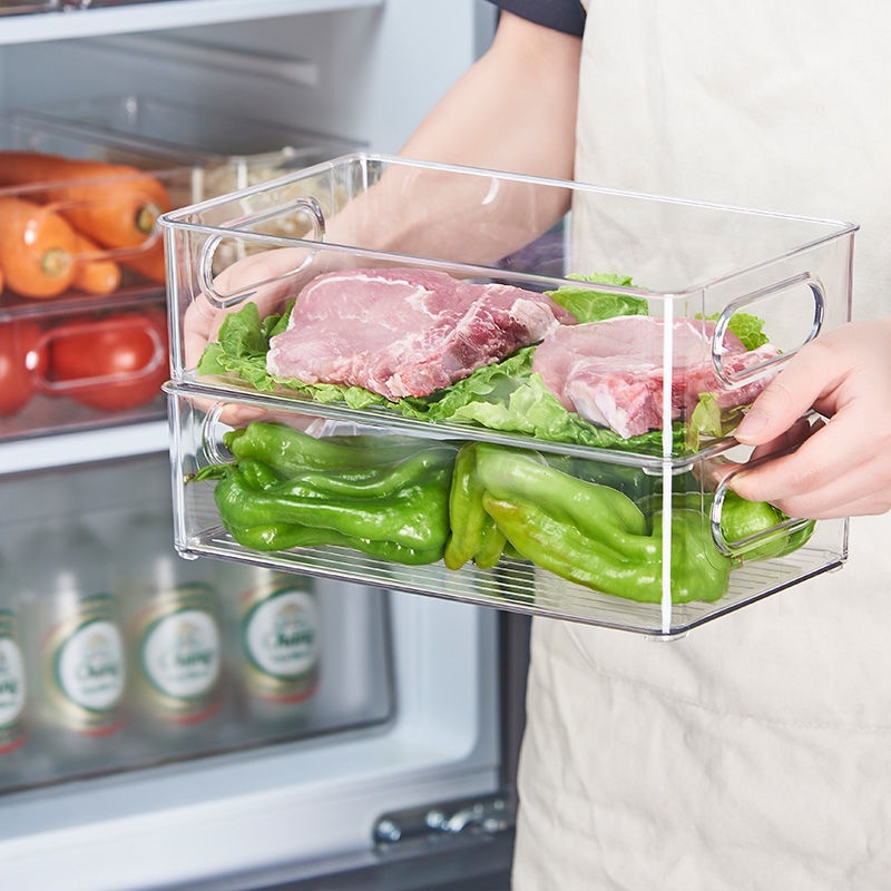 صندوق تخزين شفاف للثلاجة مع مق - مراجعة Food Storage No Plastic وسعره