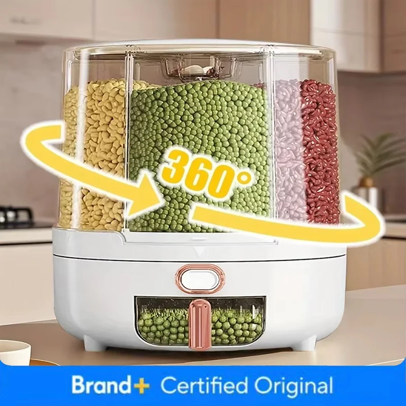 6 مقصورة 360 °   حاوية تخزين ط - مراجعة Food Storage For Pantry وسعره