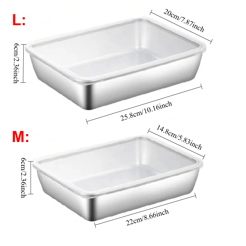 1-3 قطع من حاويات تخزين الطعام - مراجعة Food Storage No Plastic وسعره