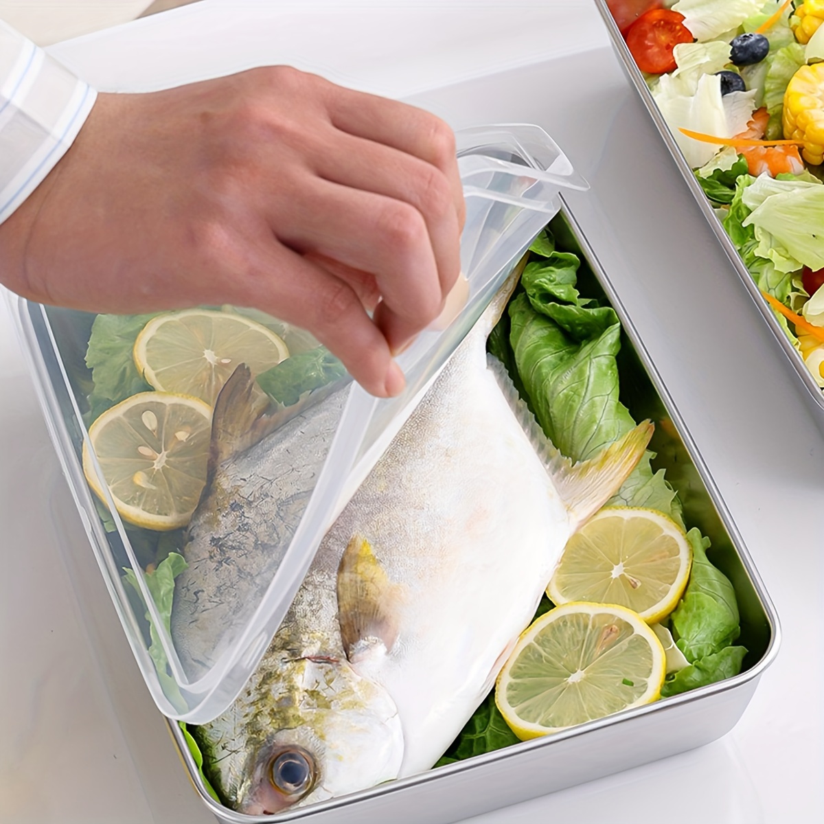 1-3 قطع من حاويات تخزين الطعام - مراجعة Food Storage No Plastic وسعره