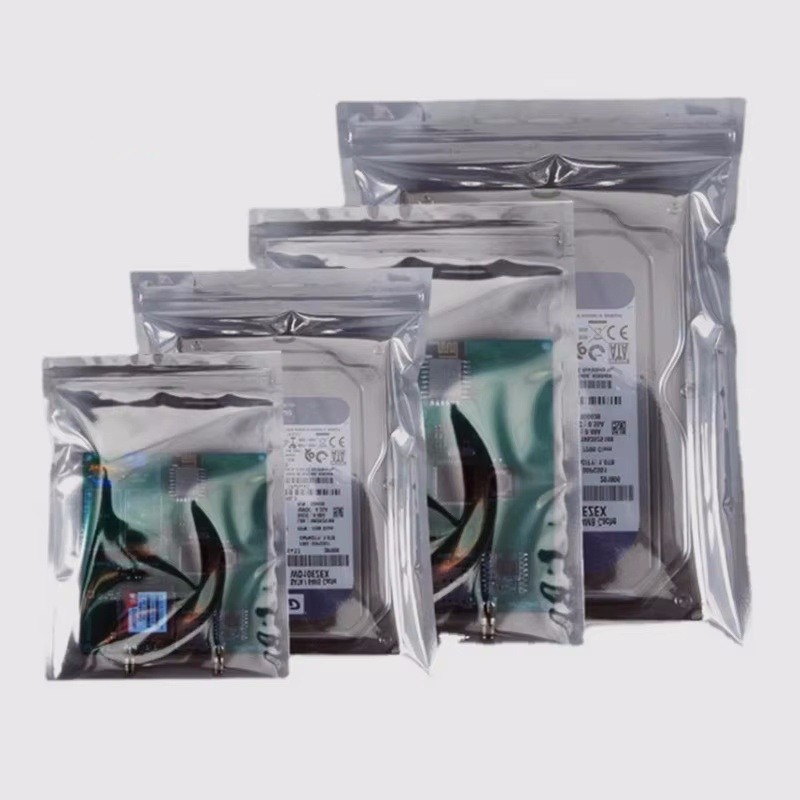 100 قطعة مكافحة ساكنة التدريع  - مراجعة Food Storage Bags Zip Lock Pouch وسعره