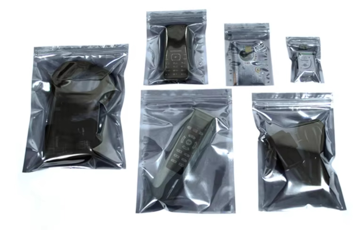 100 قطعة مكافحة ساكنة التدريع  - مراجعة Food Storage Bags Zip Lock Pouch وسعره
