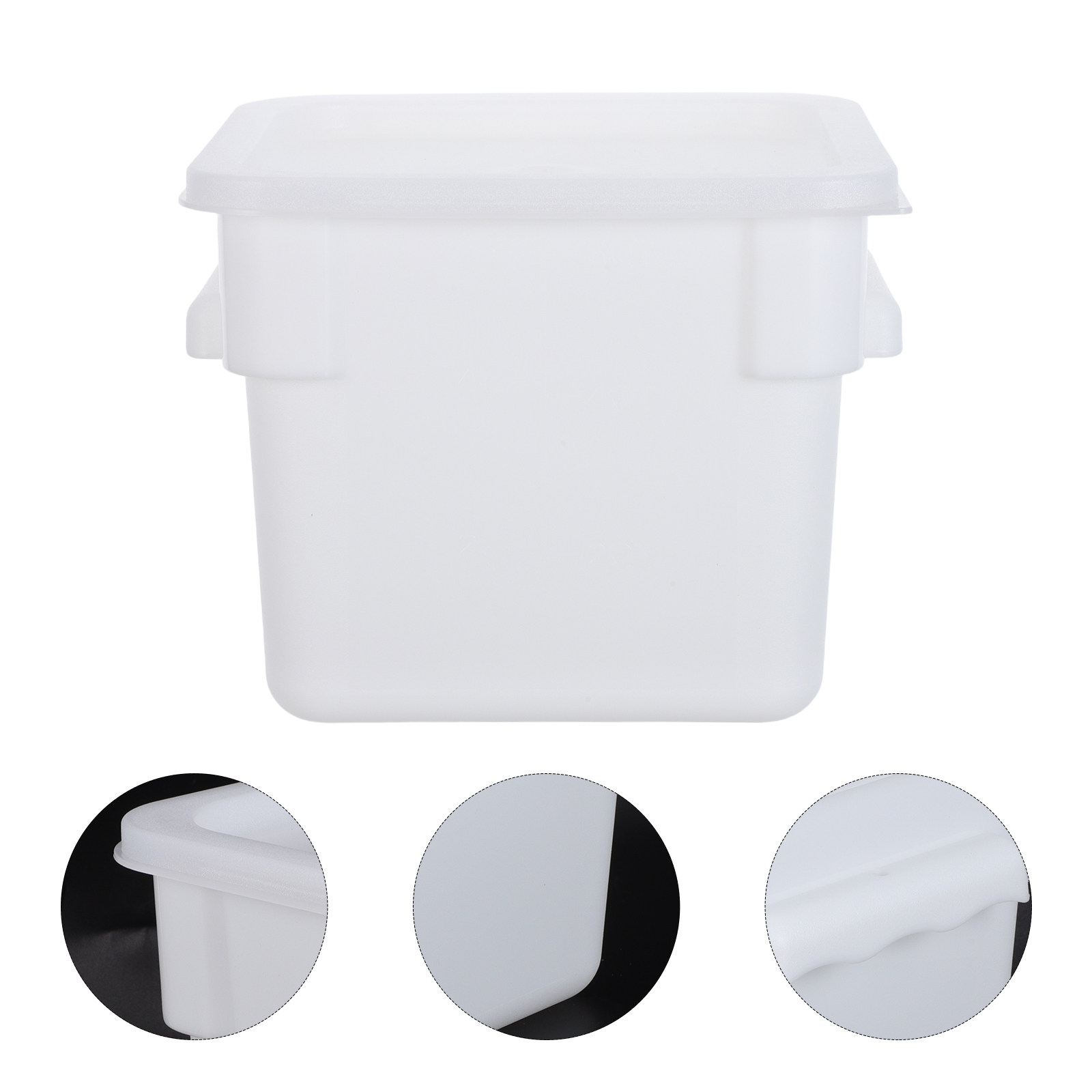 دلو تخزين بلاستيكي أبيض سعة 6  - مراجعة Food Storage For Pantry وسعره