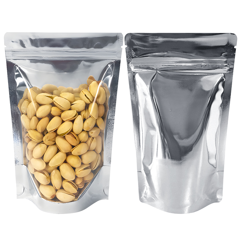 100 قطعة من رقائق الألومنيوم ع - مراجعة Food Storage Bags Zip Lock Pouch وسعره