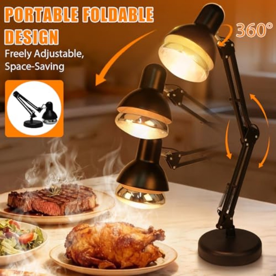 مصباح تسخين الطعام المحمول - [ - مراجعة Portable Food Warmer وسعره