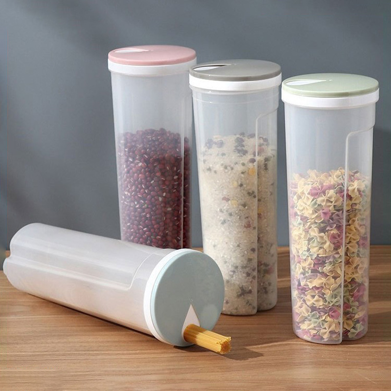 علبة تخزين نودلز بلاستيكية صال - مراجعة Food Storage For Pantry وسعره