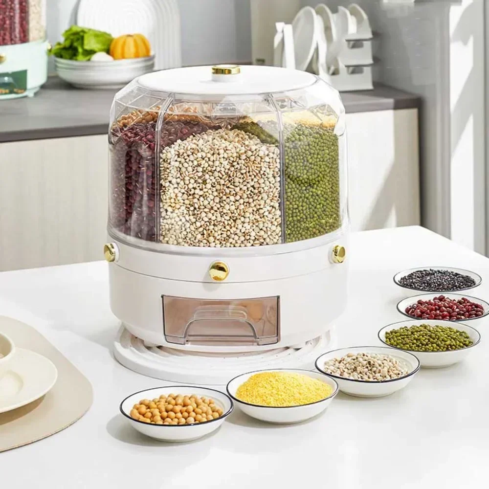 حاوية تخزين حبوب دوارة بسعة كب - مراجعة Food Storage No Plastic وسعره