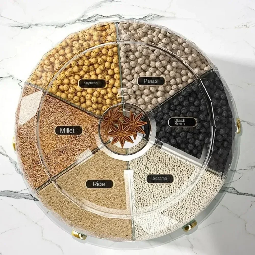 حاوية تخزين حبوب دوارة بسعة كب - مراجعة Food Storage No Plastic وسعره