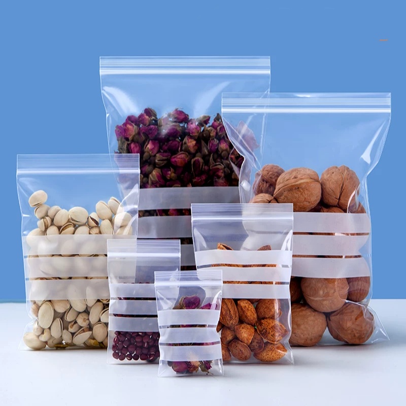 200 قطعة أكياس تغليف بلاستيكية - مراجعة Food Storage Bags Zip Lock Pouch وسعره