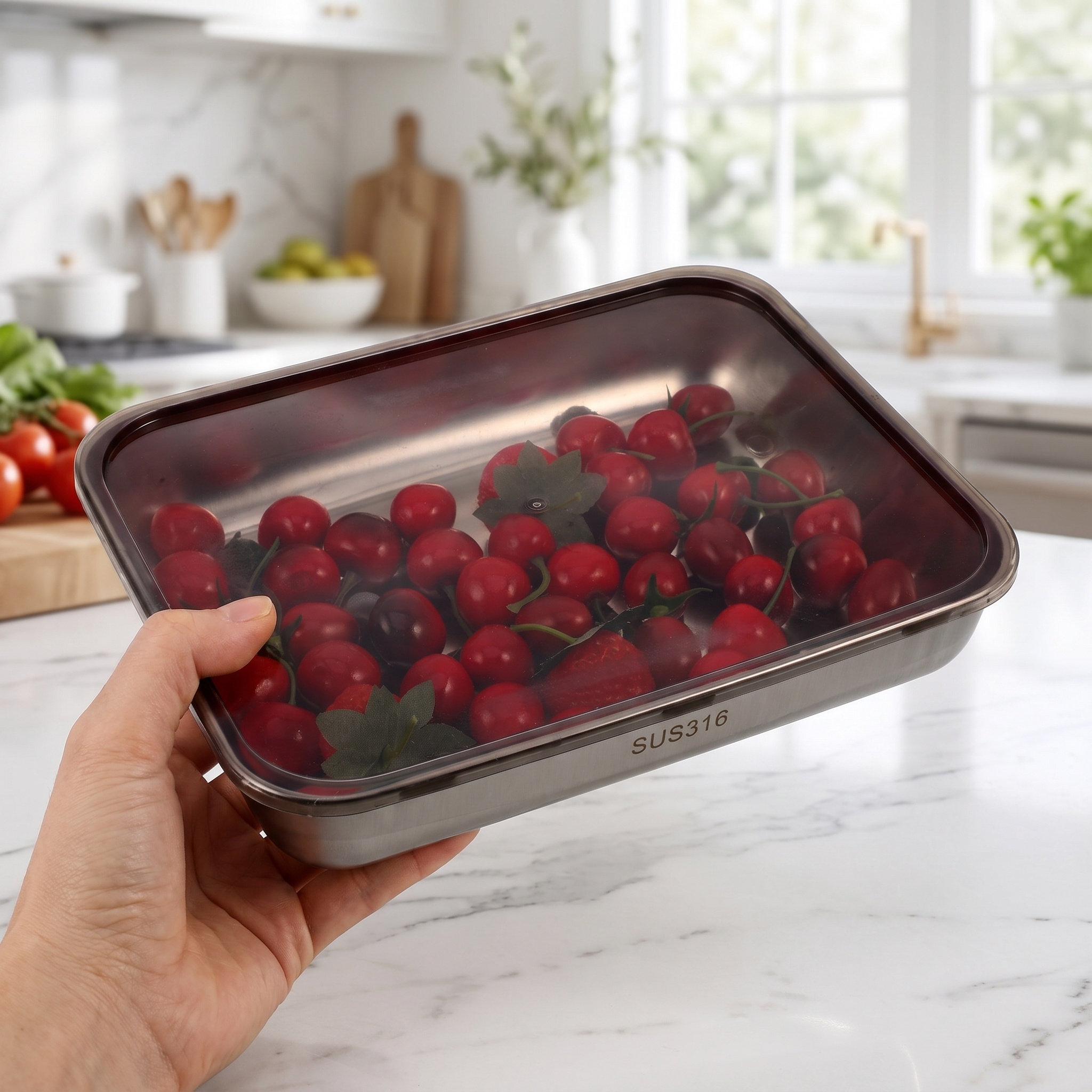 3 قطع من صواني التغطية المصنوع - مراجعة Food Storage Large Plastic Containers وسعره