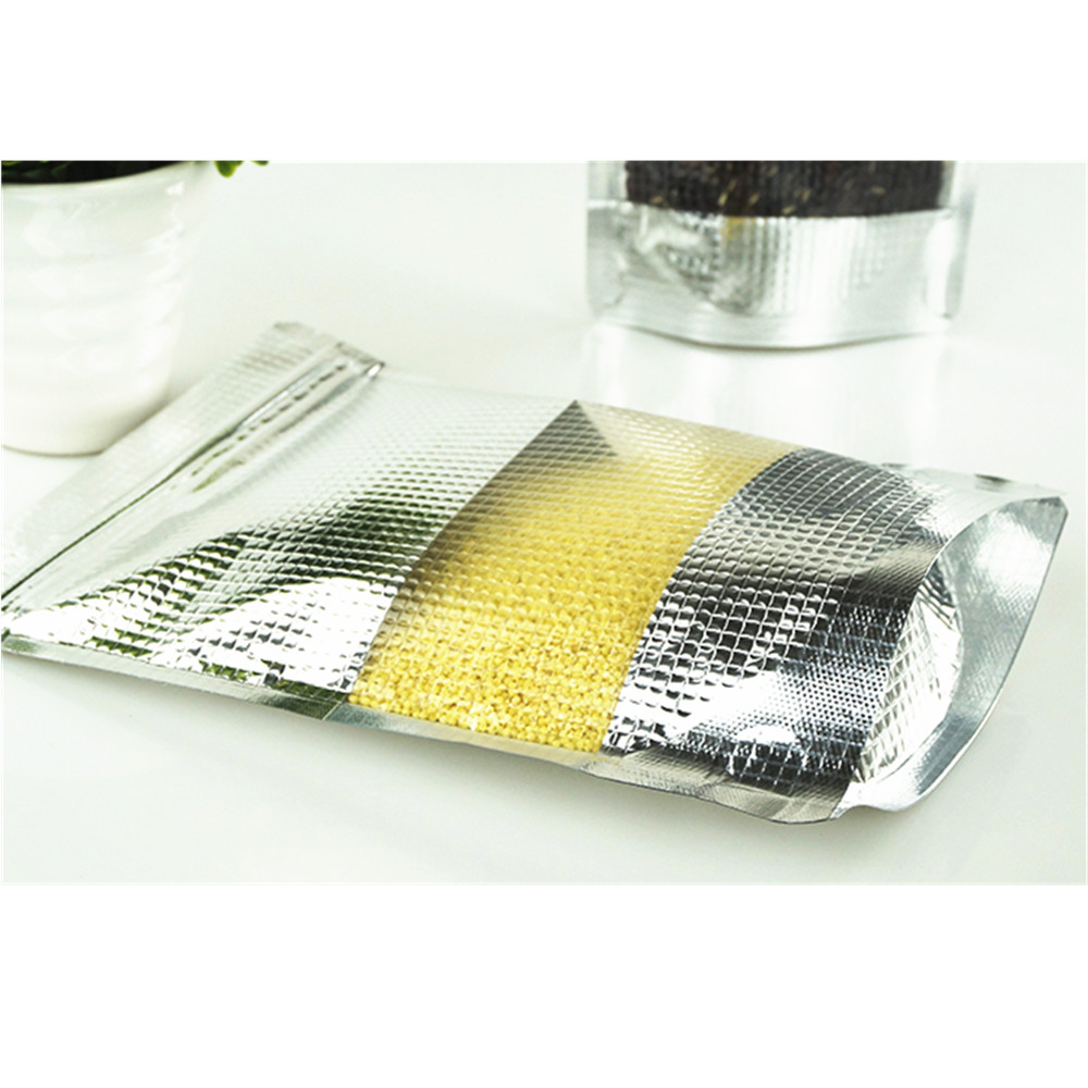 100 قطعة من أكياس النافذة غير  - مراجعة Food Storage Bags Zip Lock Pouch وسعره
