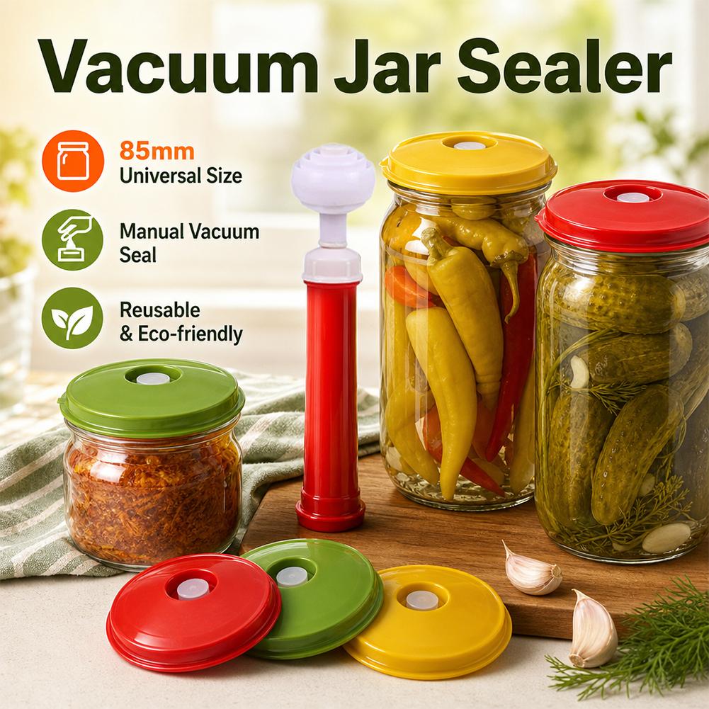 أغطية أوعية محكمة الإغلاق بالت - مراجعة Food Storage Vacuum Pump وسعره