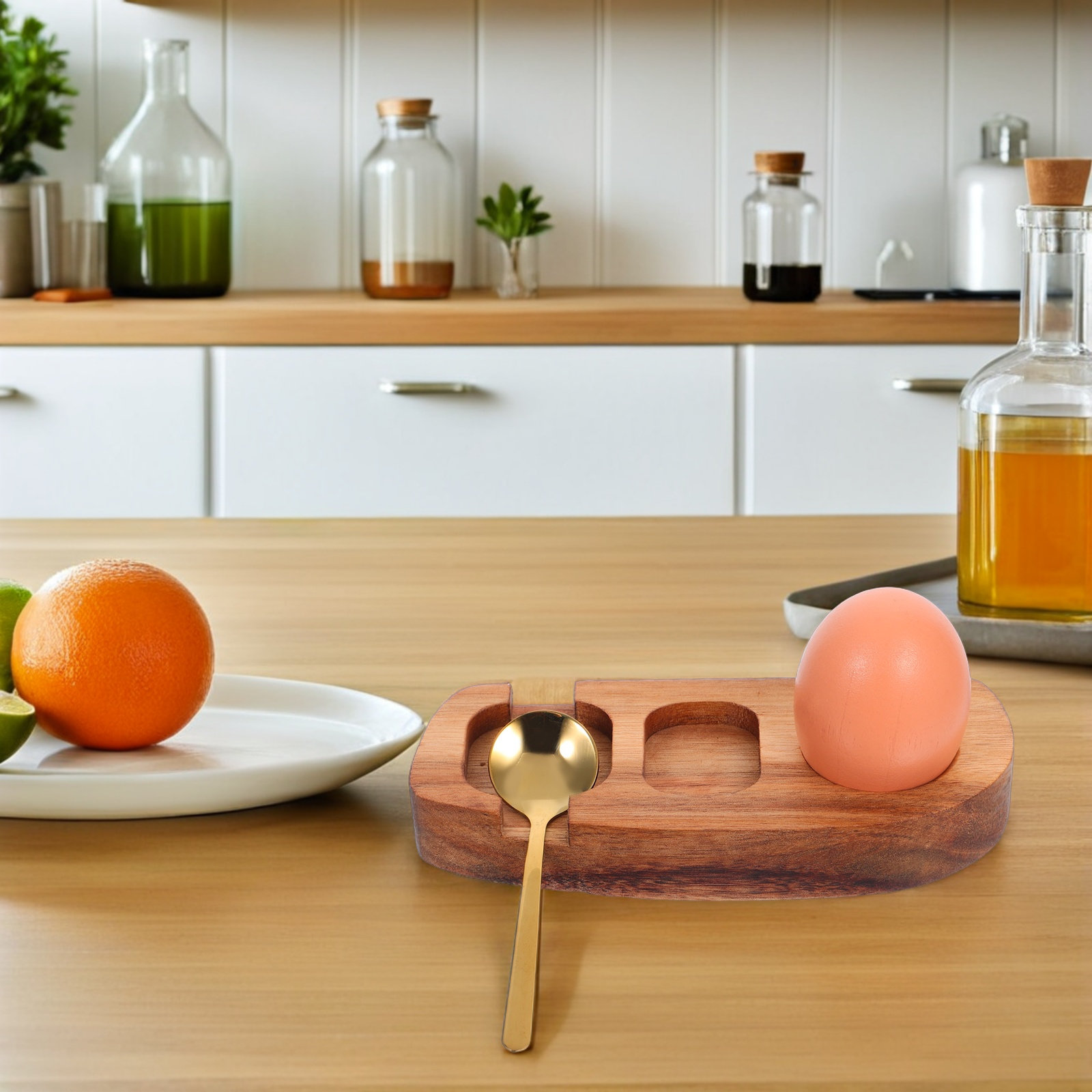 صندوق تخزين البيض الخشبي، منظم - مراجعة Egg Storage Holder وسعره